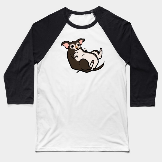 Potato Chihuahua Tabasco Style Baseball T-Shirt by T.A. Teufel